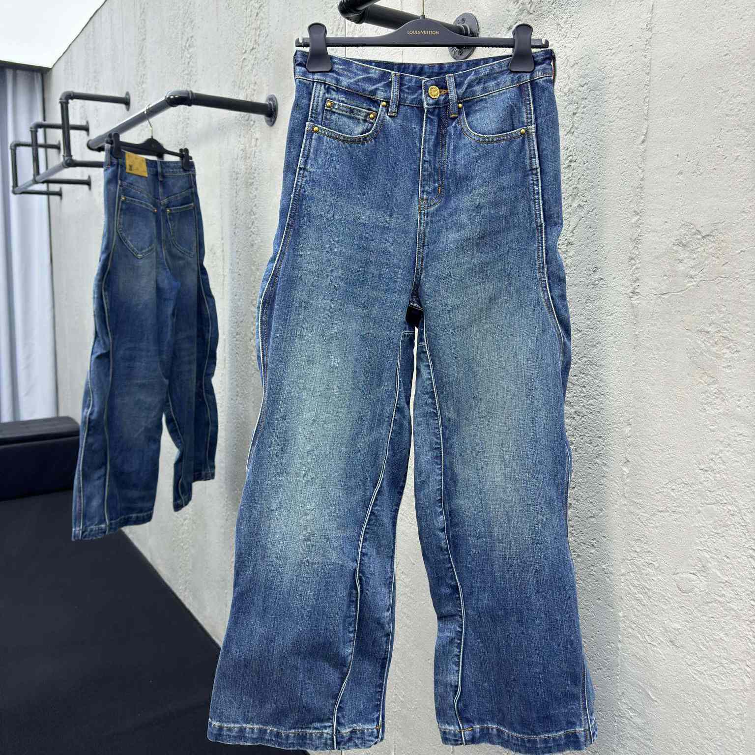 Louis Vuitton Jeans Denim Wave Wavy - DesignerGu
