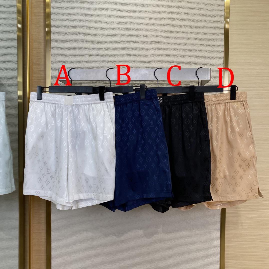 Louis Vuitton Monogram Jacquard Silk Shorts   - DesignerGu