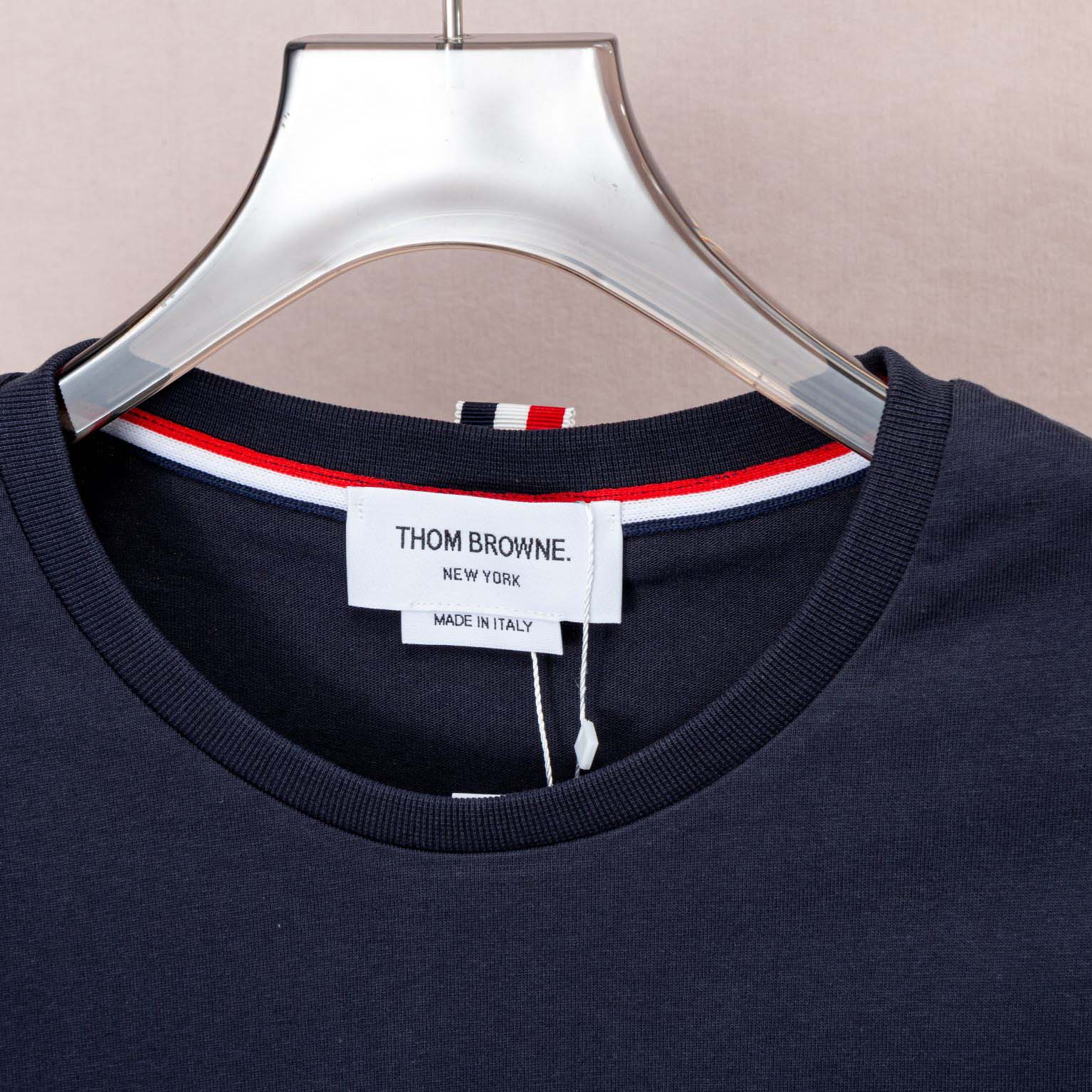 Thom Browne Cotton-jersey T-shirt - DesignerGu