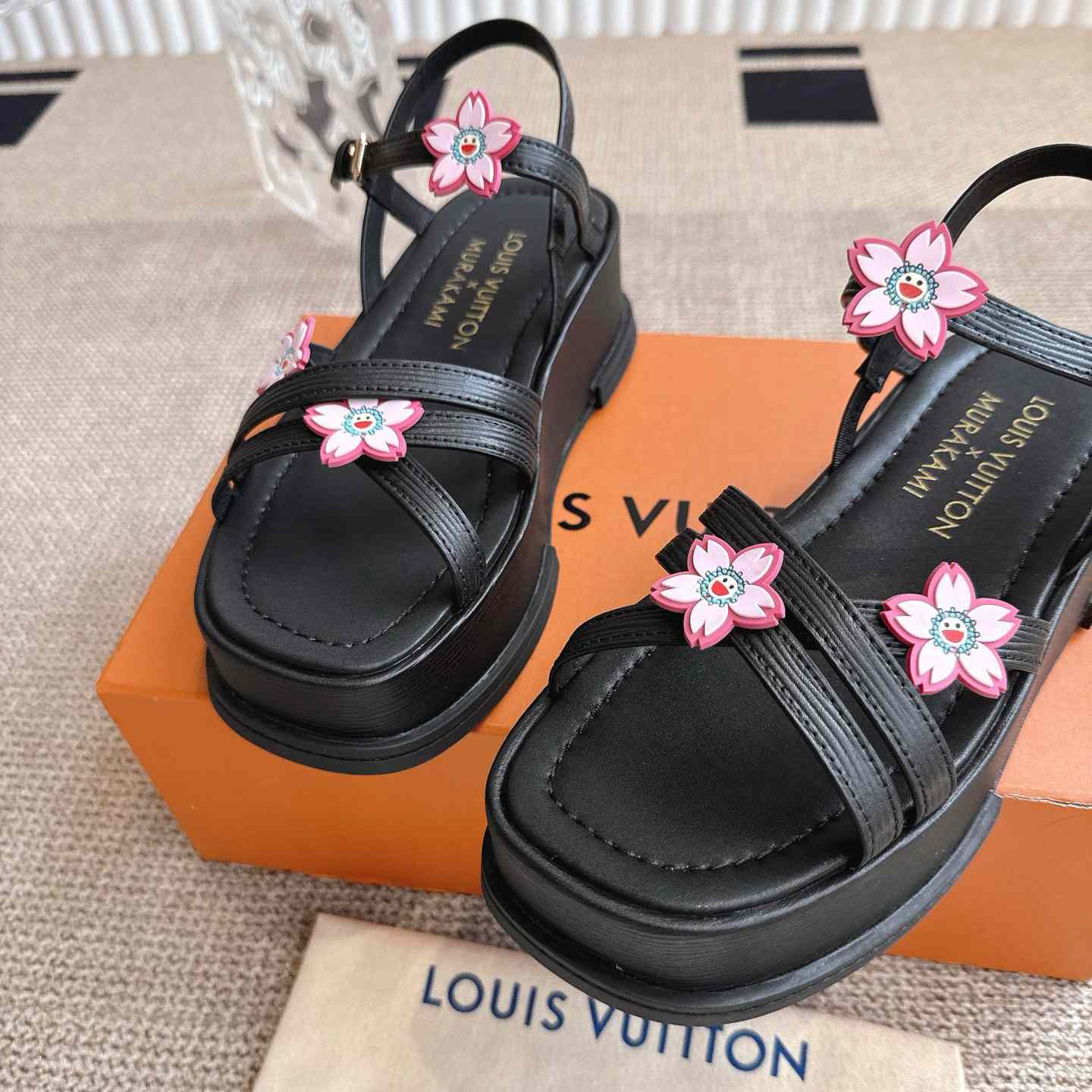 Louis Vuitton LV x TM Maya Platform Sandal - DesignerGu