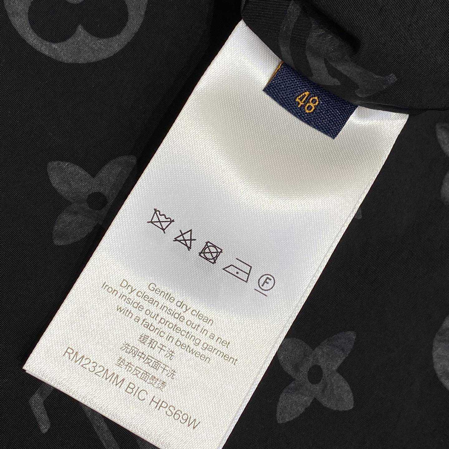 Louis Vuitton Monogram Moire Jacquard Silk Overshirt   1AGTGR - DesignerGu