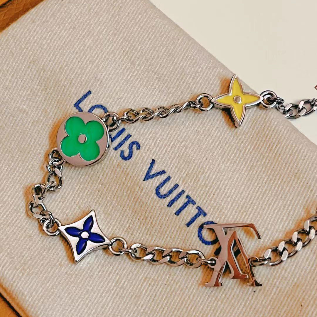 Louis Vuitton Monogram Row Bracelet  M1599A - DesignerGu