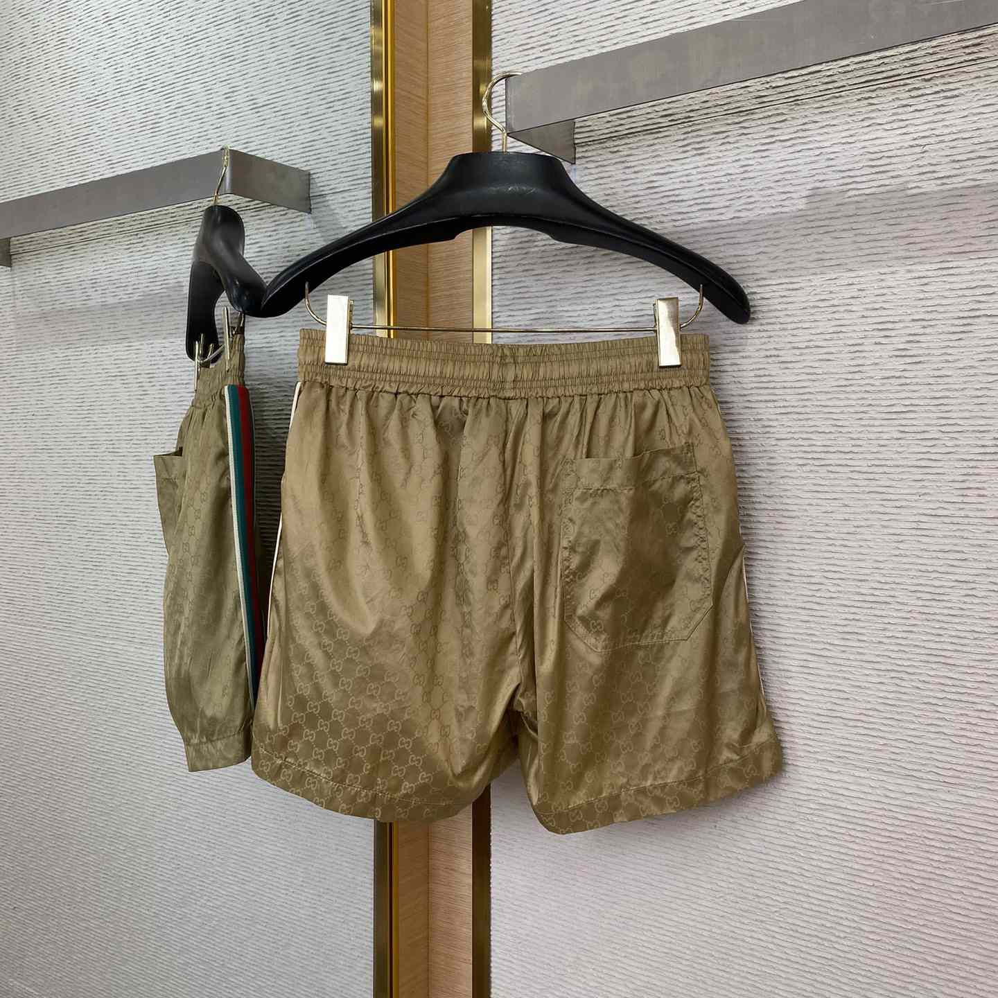 Gucci Gg Jacquard Nylon Swim Shorts - DesignerGu