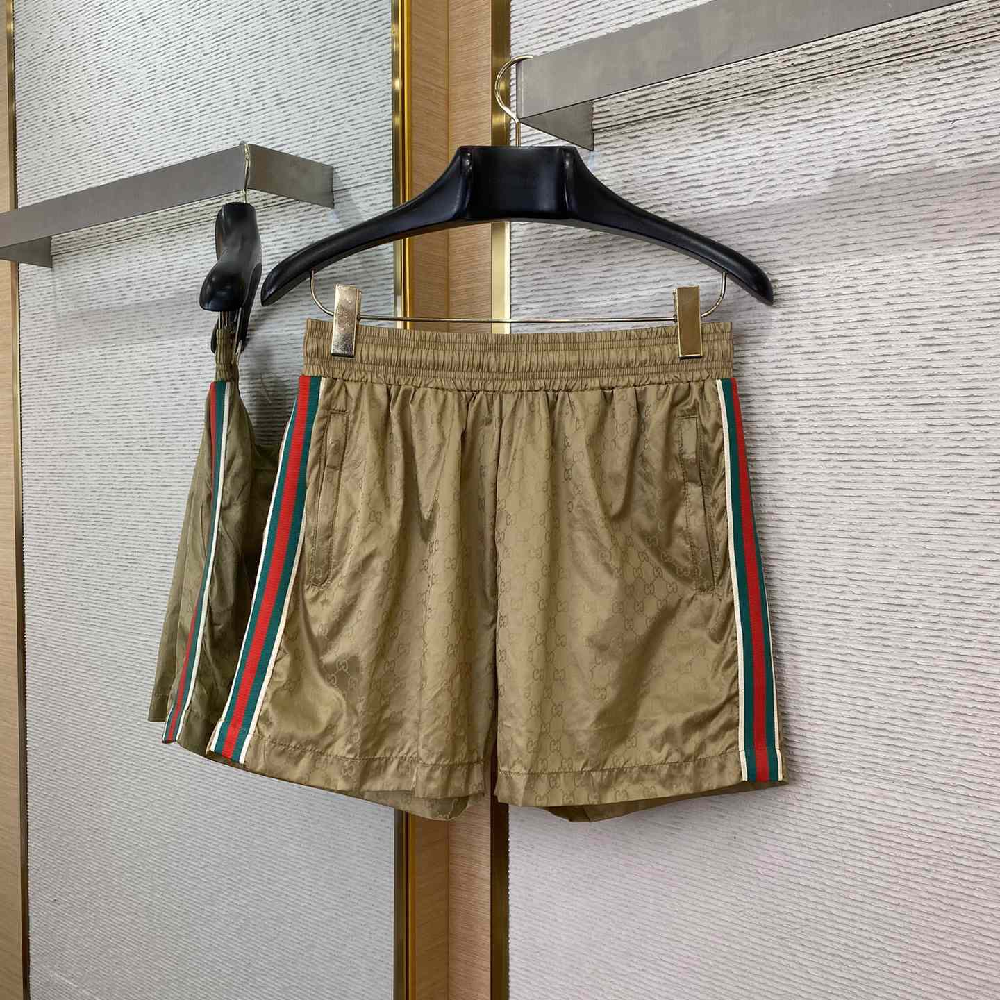 Gucci Gg Jacquard Nylon Swim Shorts - DesignerGu