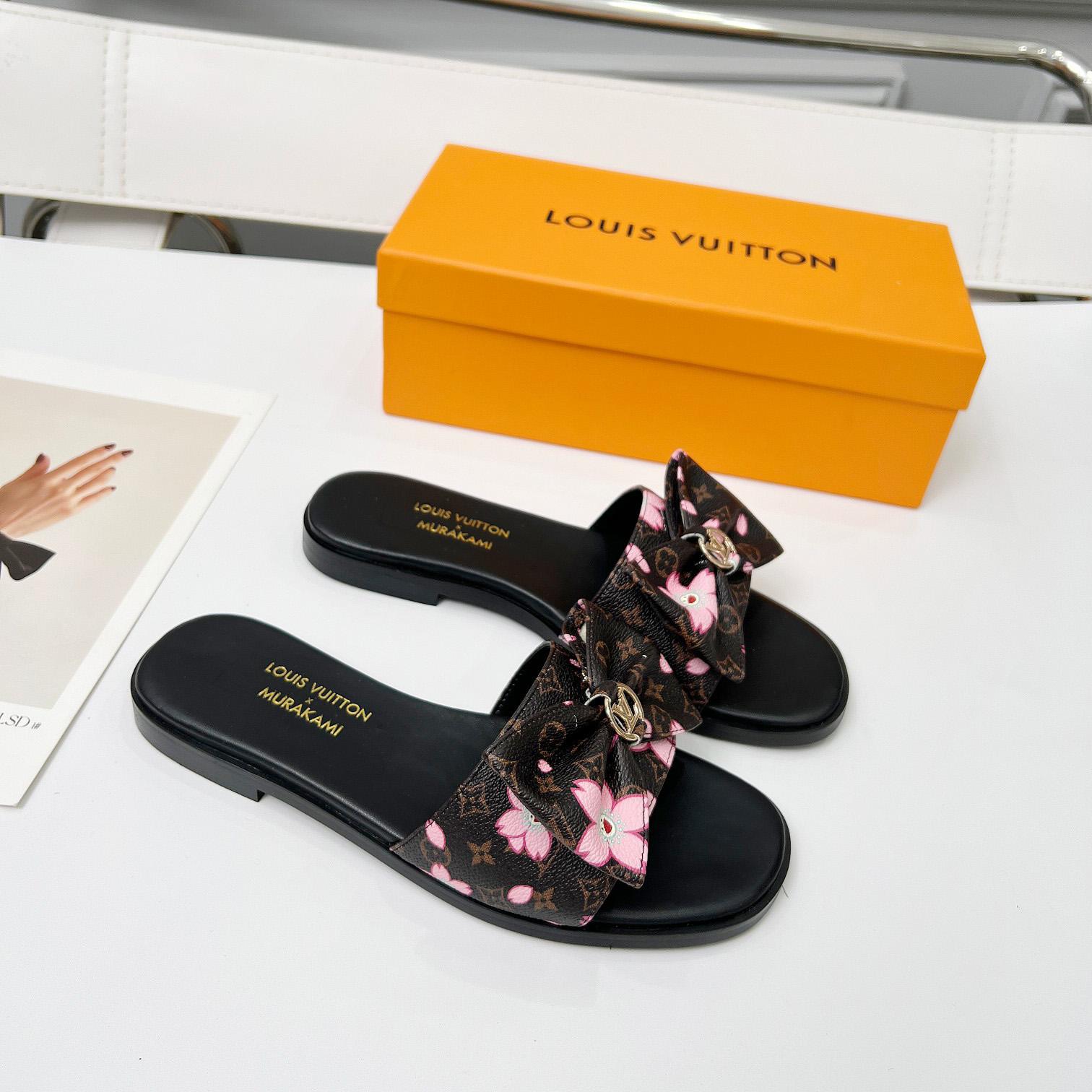 Louis Vuitton LV x TM Lily Flat Mule   1AGVYB - DesignerGu