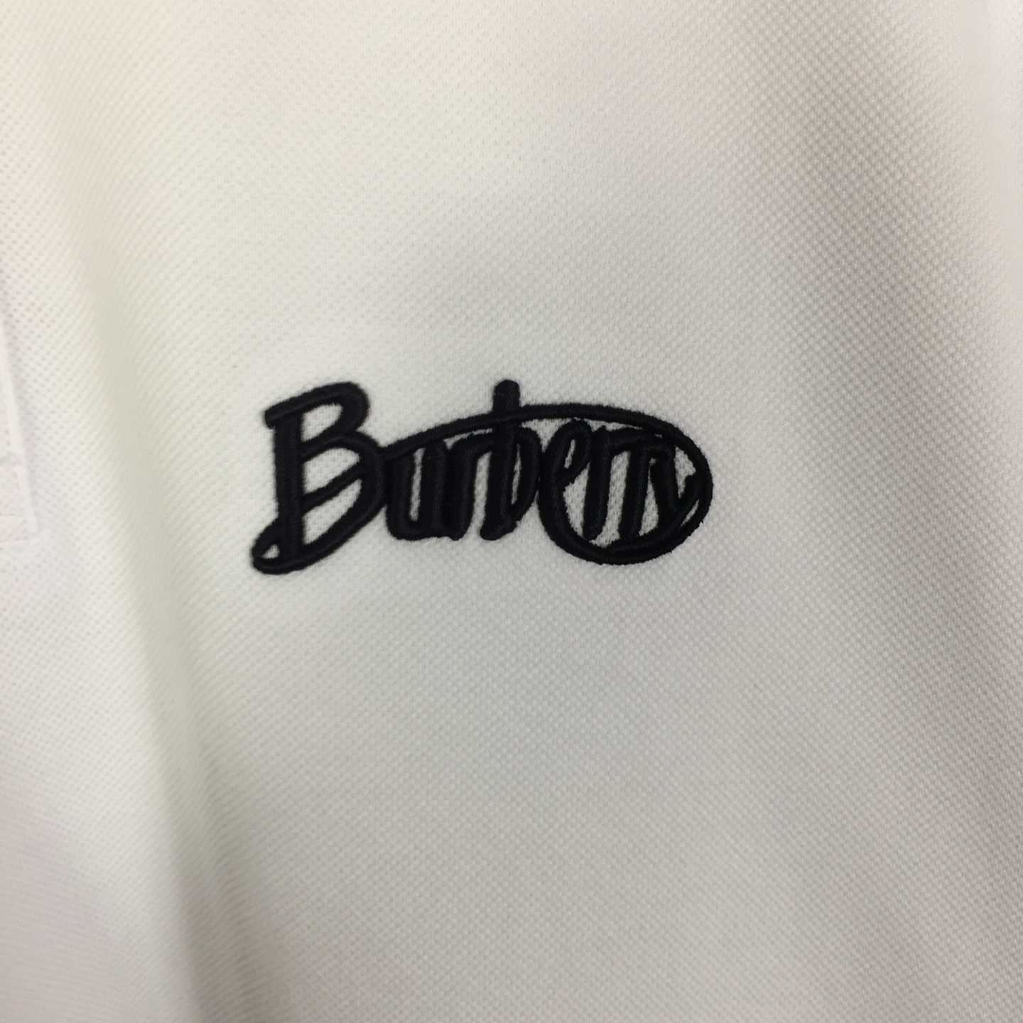 Cotton Polo Shirt In White - DesignerGu
