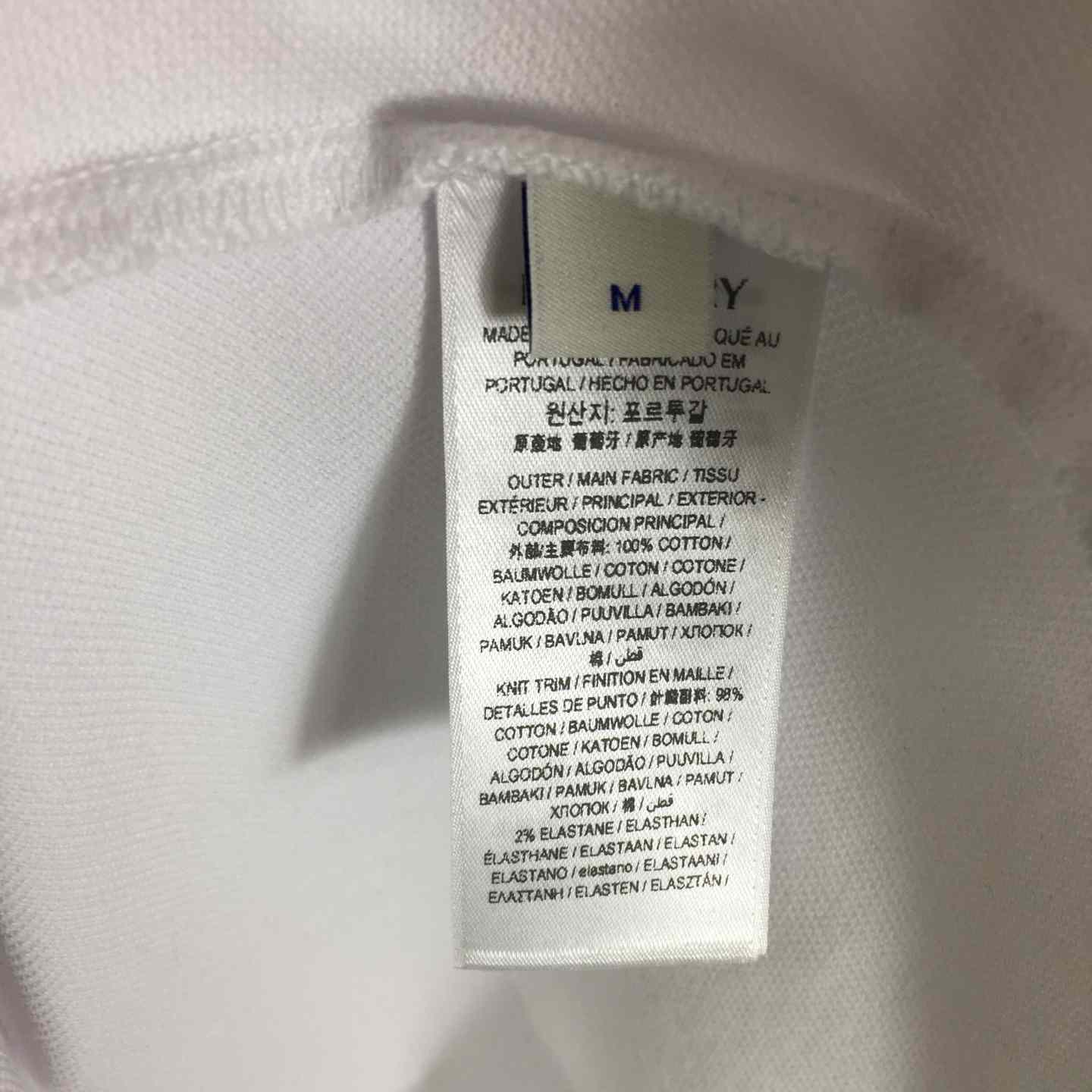 Cotton Polo Shirt In White - DesignerGu