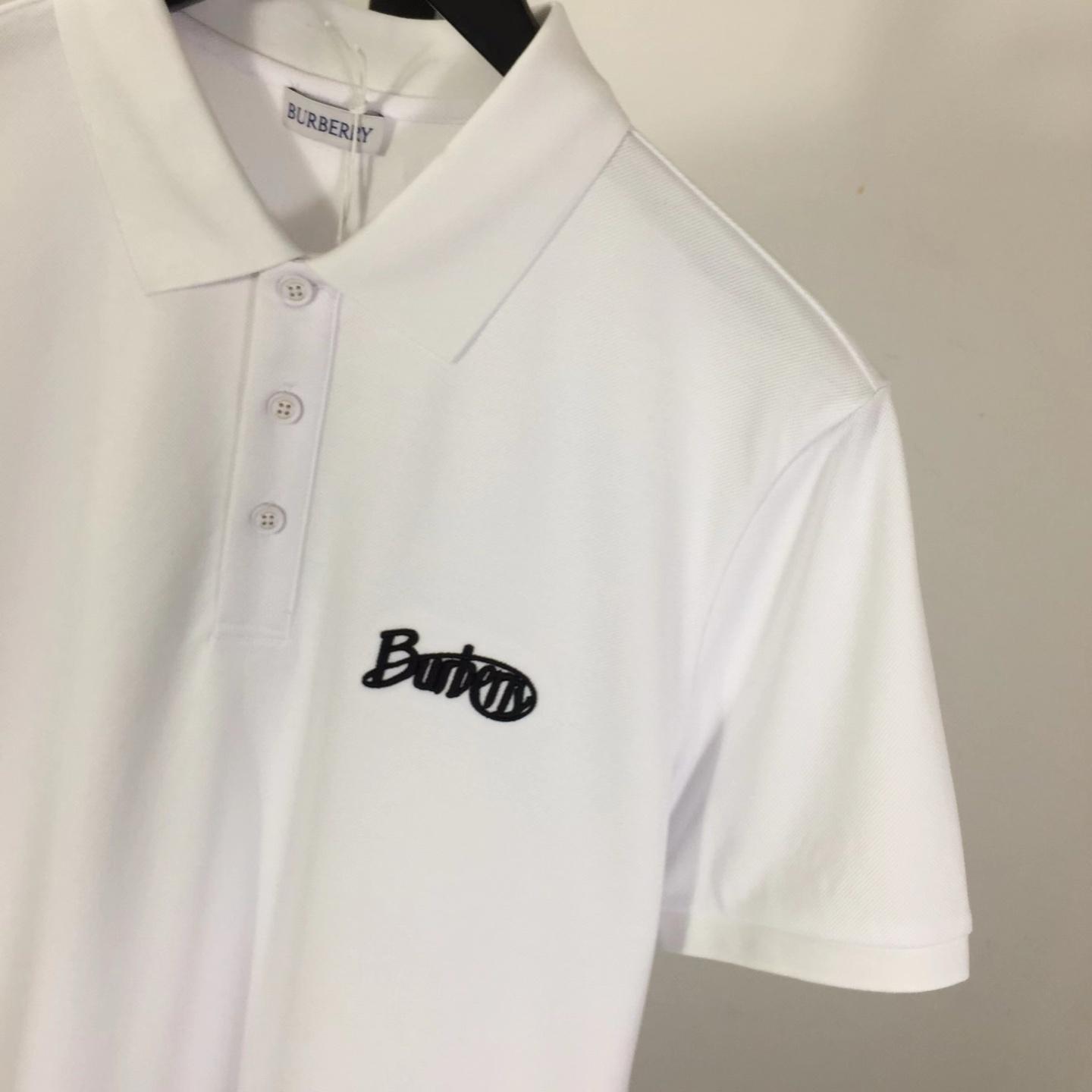 Cotton Polo Shirt In White - DesignerGu