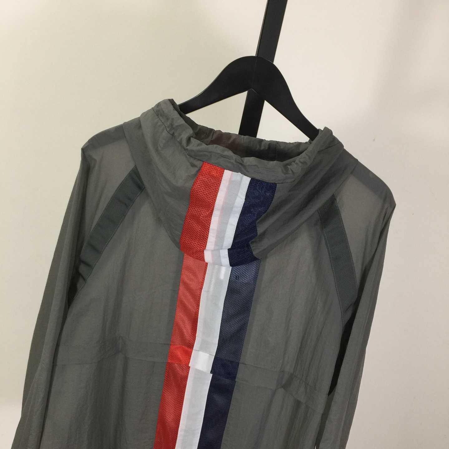 Thom Browne Back Bar Three-Color Sunscreen Long Sleeve Jacket - DesignerGu