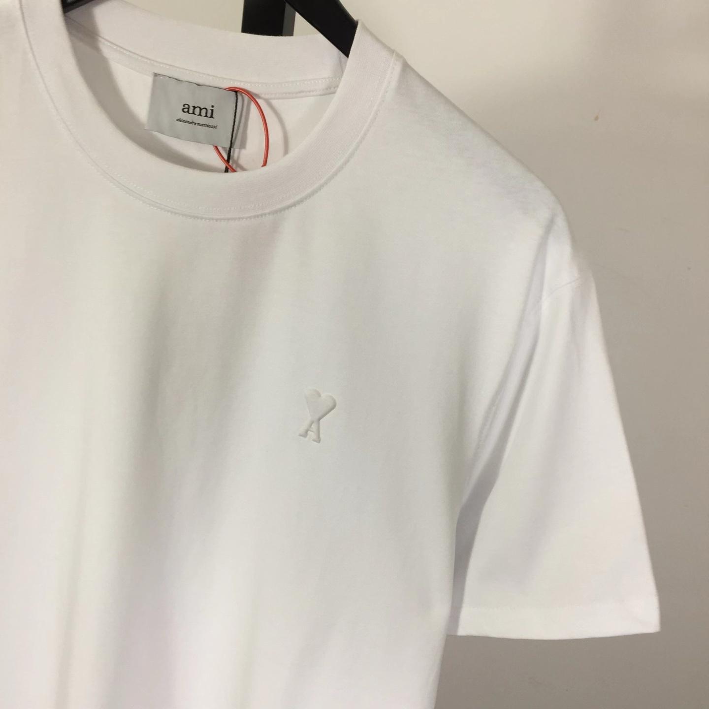 Ami Paris Cotton T-shirt - DesignerGu