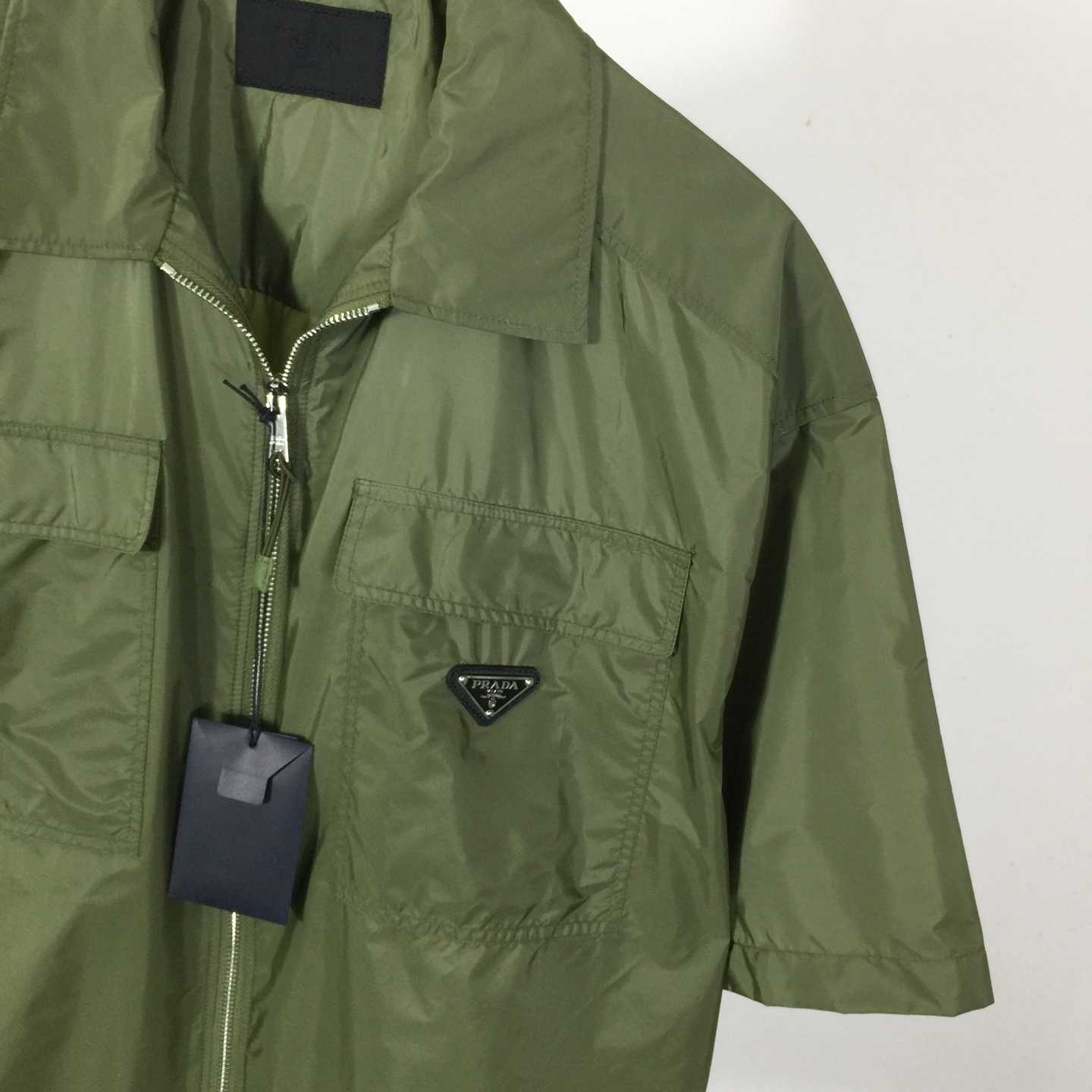 Prada Re-Nylon Short-sleeve Shirt - DesignerGu