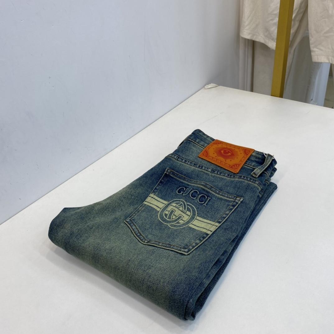 Gucci GG Denim Jeans - DesignerGu