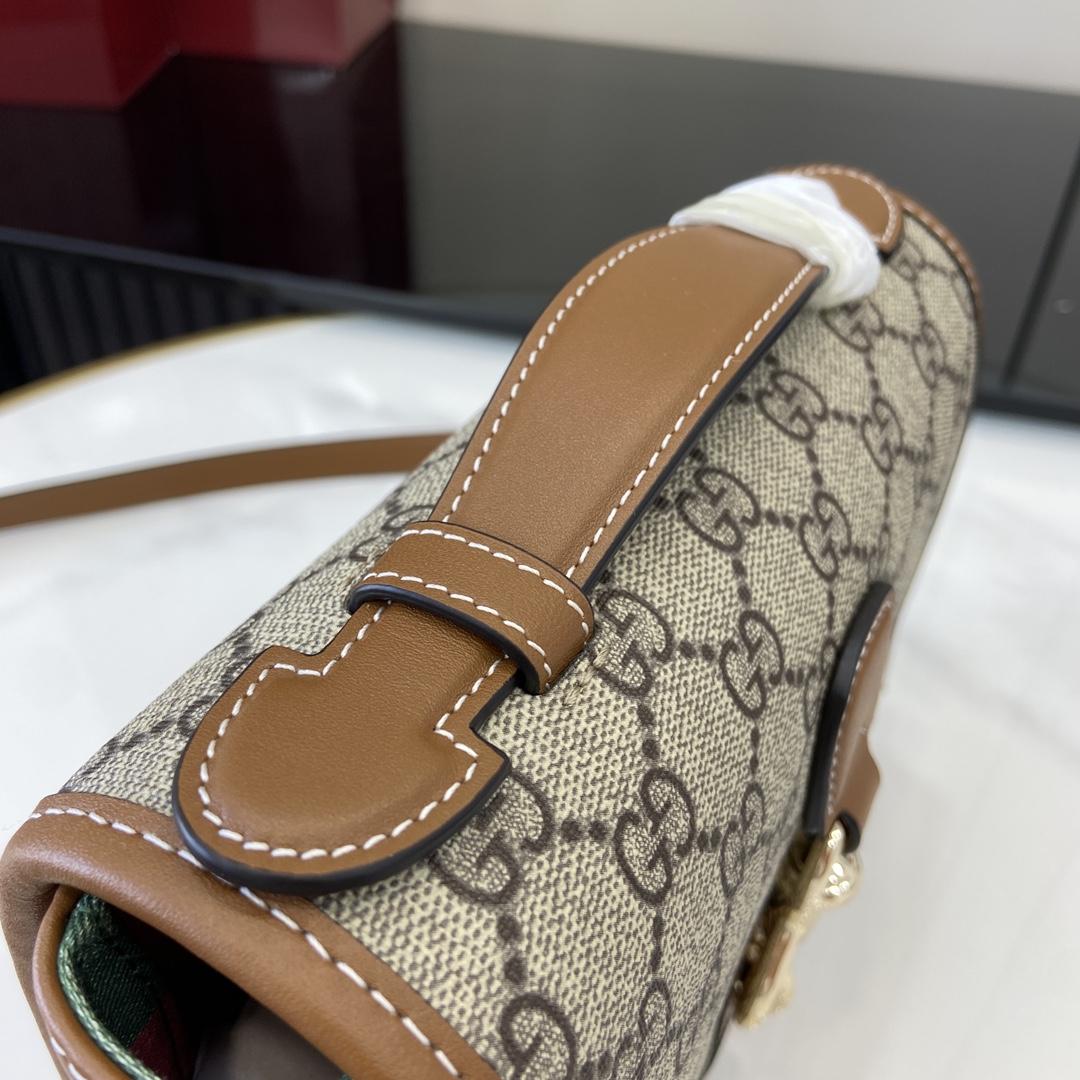 Gucci GG Emblem Mini Shoulder Bag  - DesignerGu