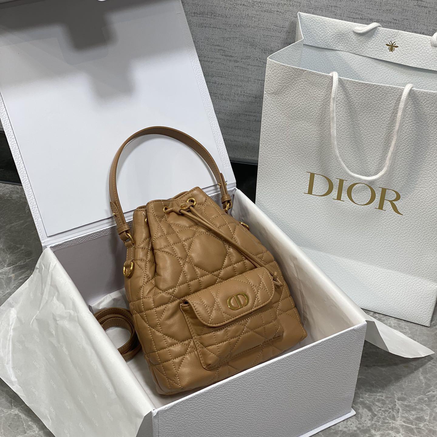 Dior Small Dior Caro Bucket Bag  - DesignerGu