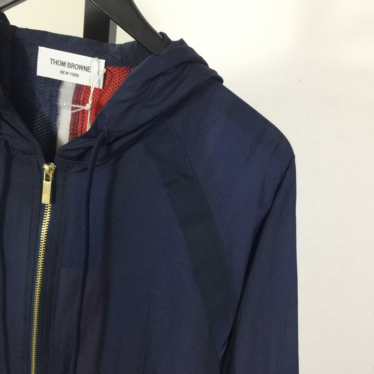Thom Browne Back Bar Three-Color Sunscreen Long Sleeve Jacket - DesignerGu