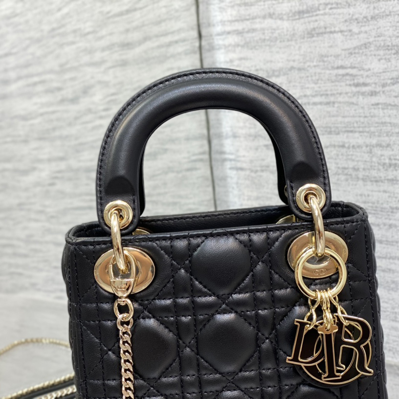 Dior Lady Dior Bag   17cm - DesignerGu
