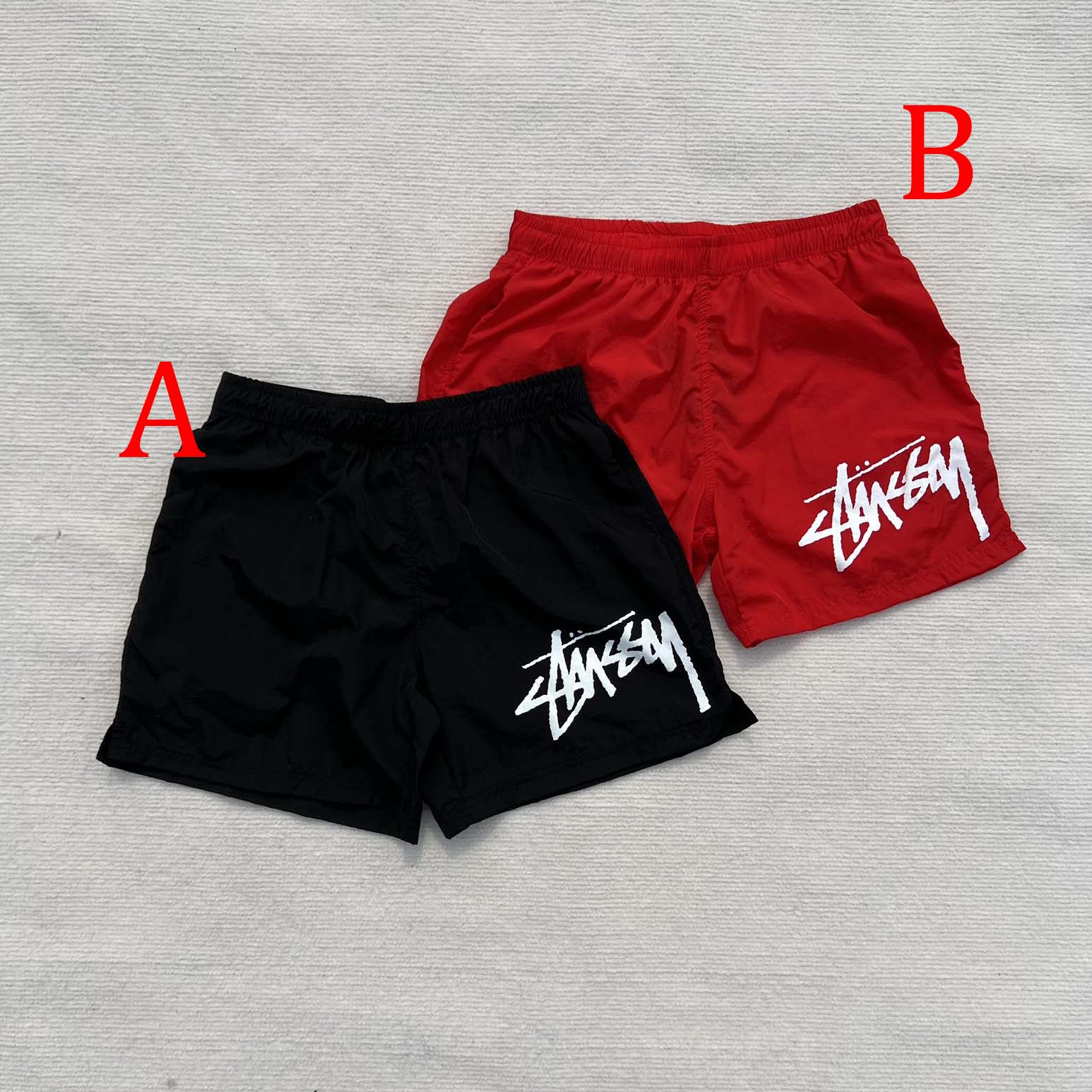 Nike Stussy Habanero Red Water Short Nylon  - DesignerGu