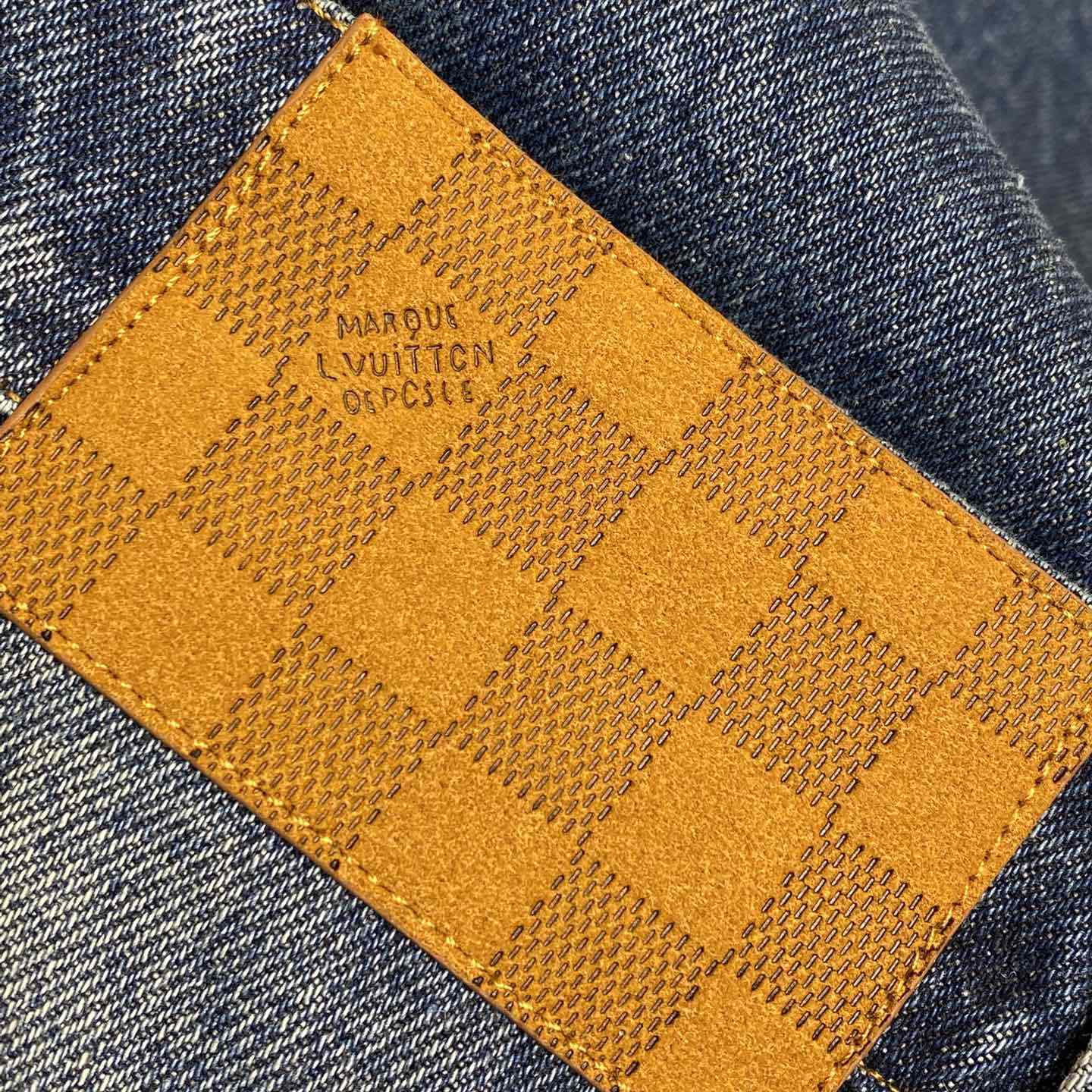 Louis Vuitton Sunfaded Effect Denim Skate Pants  1AHBMW - DesignerGu