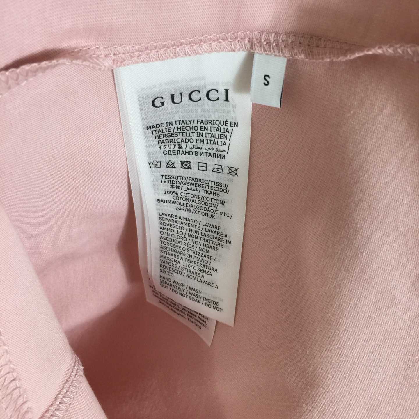 Gucci Cotton Jersey T-Shirt With Embroidery - DesignerGu