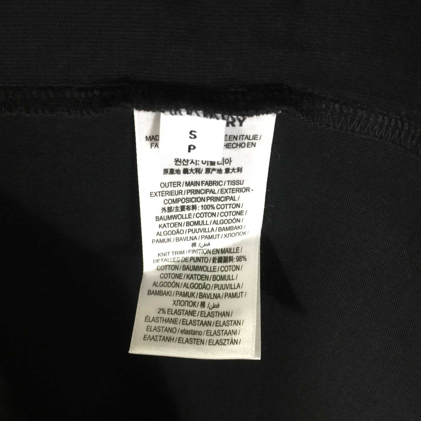 Burberry Black EKD Cotton T-shirt - 
