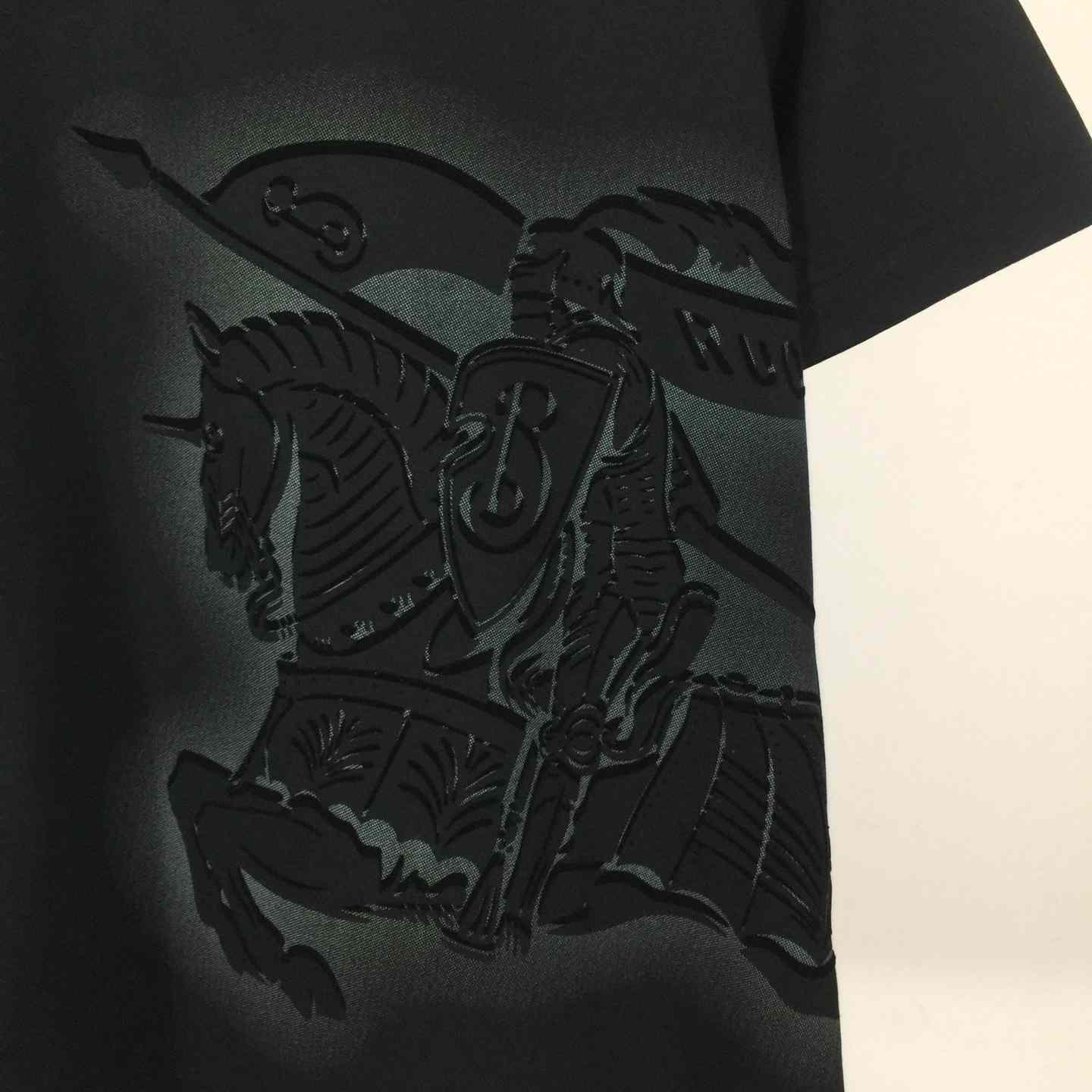 Burberry Black EKD Cotton T-shirt - DesignerGu