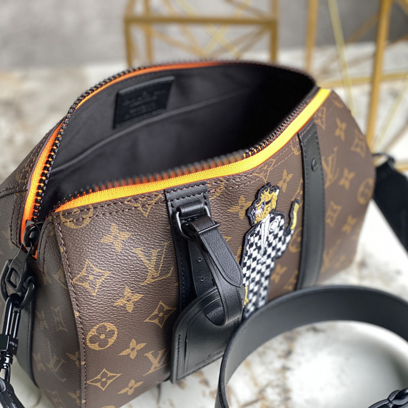 Louis Vuitton Pre-Owned Monogram LV Friends City Keepall Shoulder Bag （20*10*5cm）  M45652 - DesignerGu
