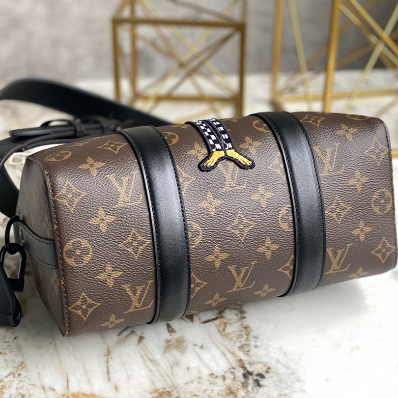 Louis Vuitton Pre-Owned Monogram LV Friends City Keepall Shoulder Bag （20*10*5cm）  M45652 - DesignerGu