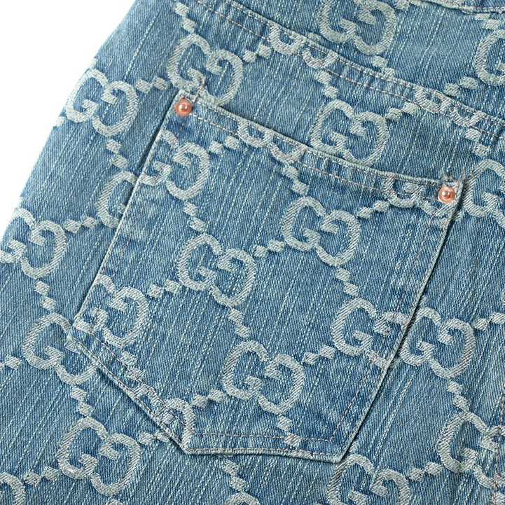 Gucci GG Denim Jeans - DesignerGu