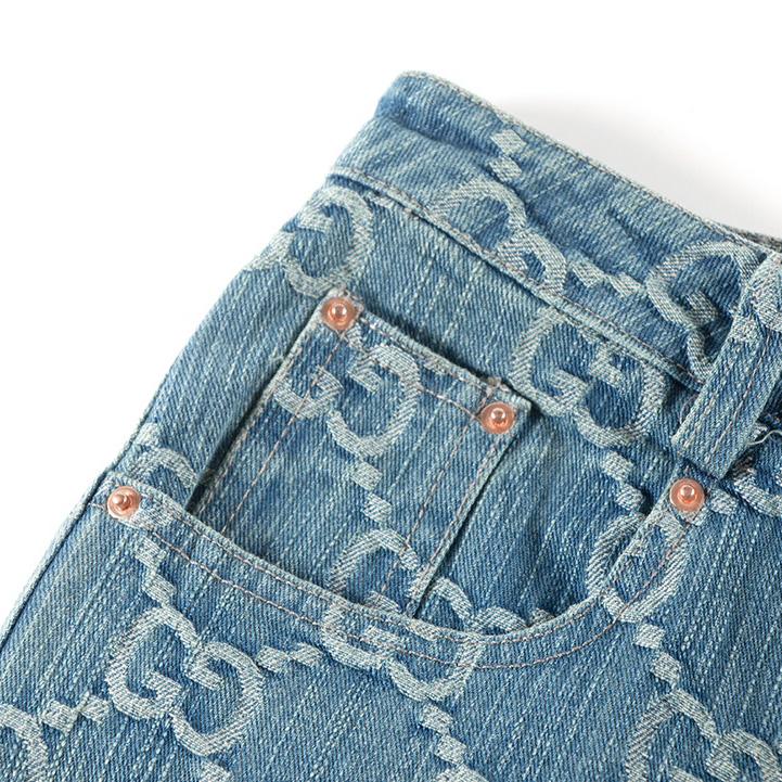 Gucci GG Denim Jeans - DesignerGu