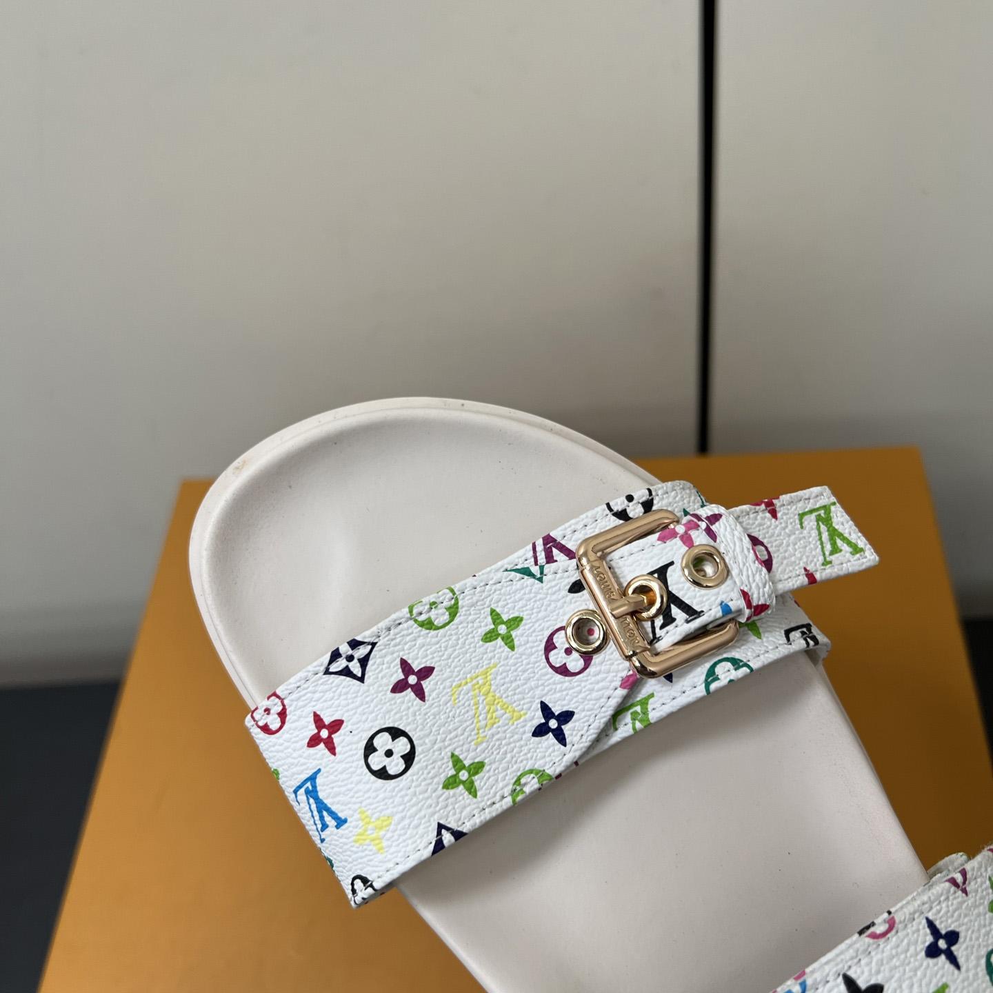 Louis Vuitton LV x TM Bom Dia Flat Comfort Mule   1AGXTV - DesignerGu
