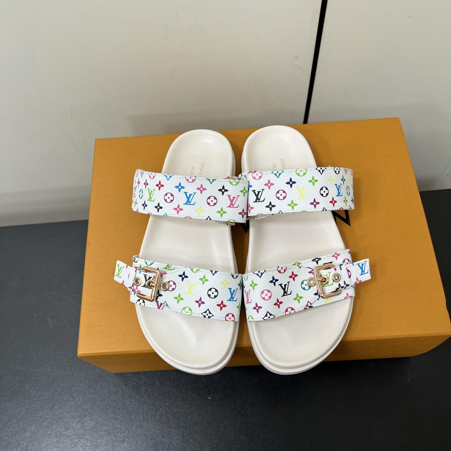 Louis Vuitton LV x TM Bom Dia Flat Comfort Mule   1AGXTV - DesignerGu