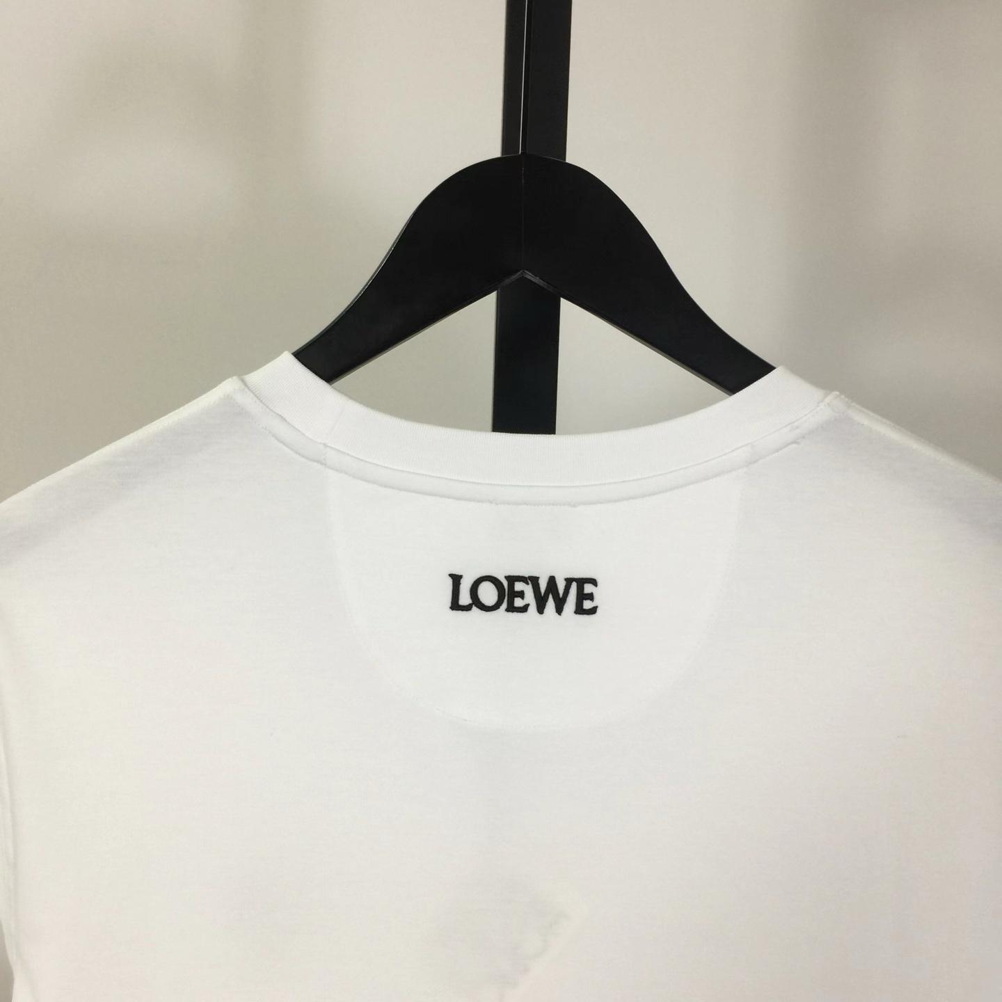 Loewe Loose Fit T-shirt In Cotton - DesignerGu