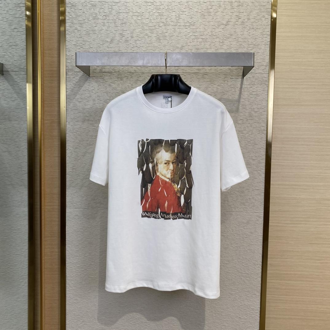 Loewe Relaxed fit t-shirt In Cotton Blend - DesignerGu