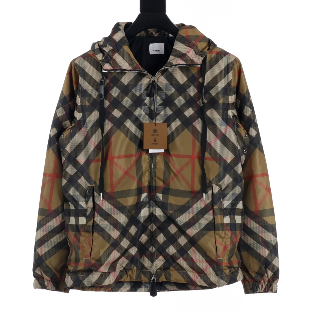 Burberry Check Nylon Jacket  - DesignerGu
