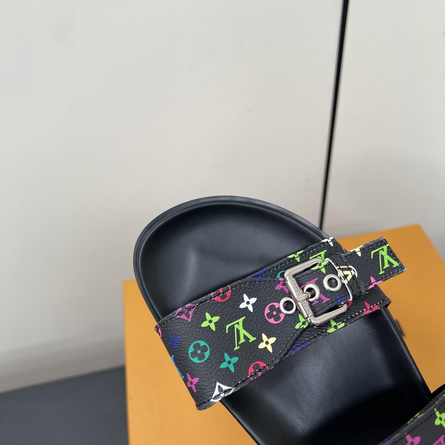 Louis Vuitton LV x TM Bom Dia Flat Comfort Mule   1AGXUB - DesignerGu