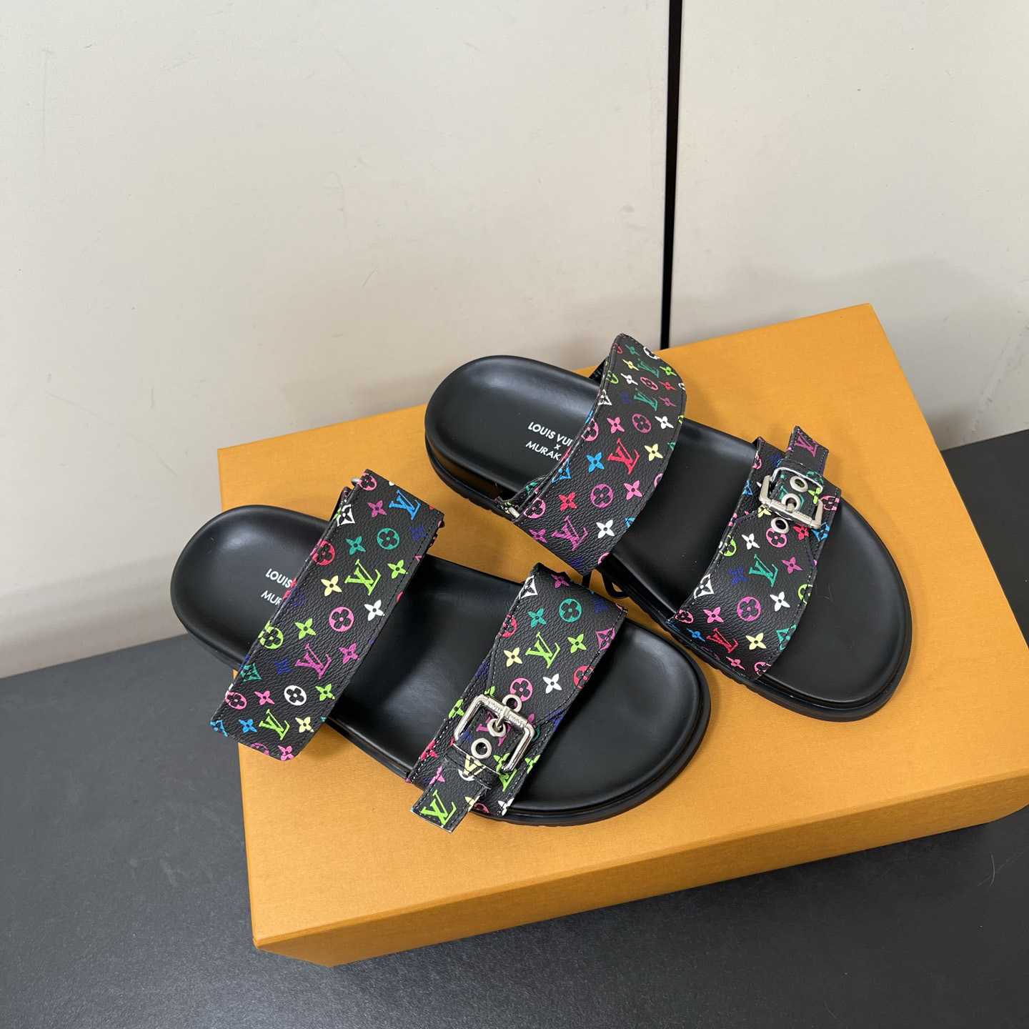 Louis Vuitton LV x TM Bom Dia Flat Comfort Mule   1AGXUB - DesignerGu