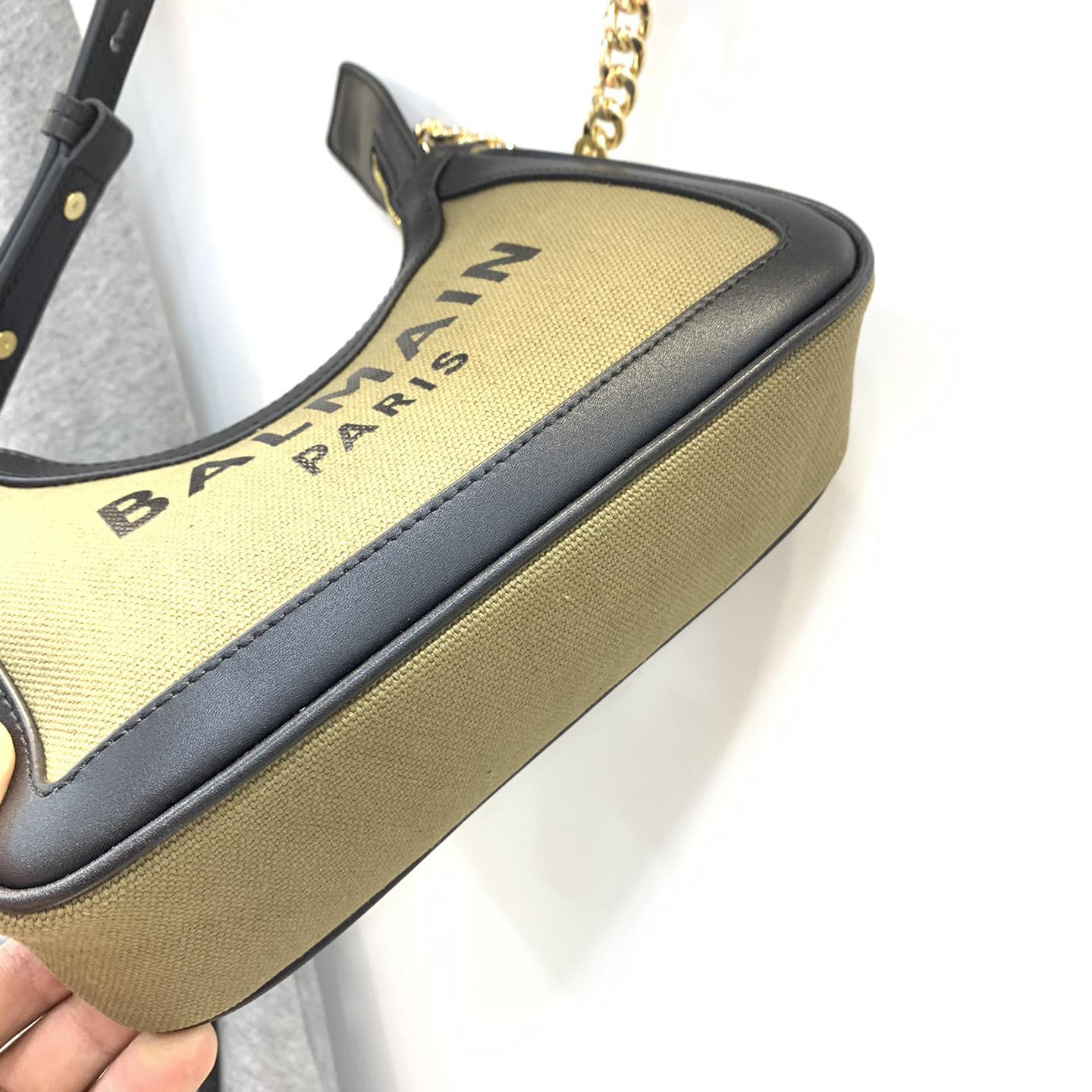Balmain Small logo-print Shoulder Bag (23.5-16-7Cm) - DesignerGu