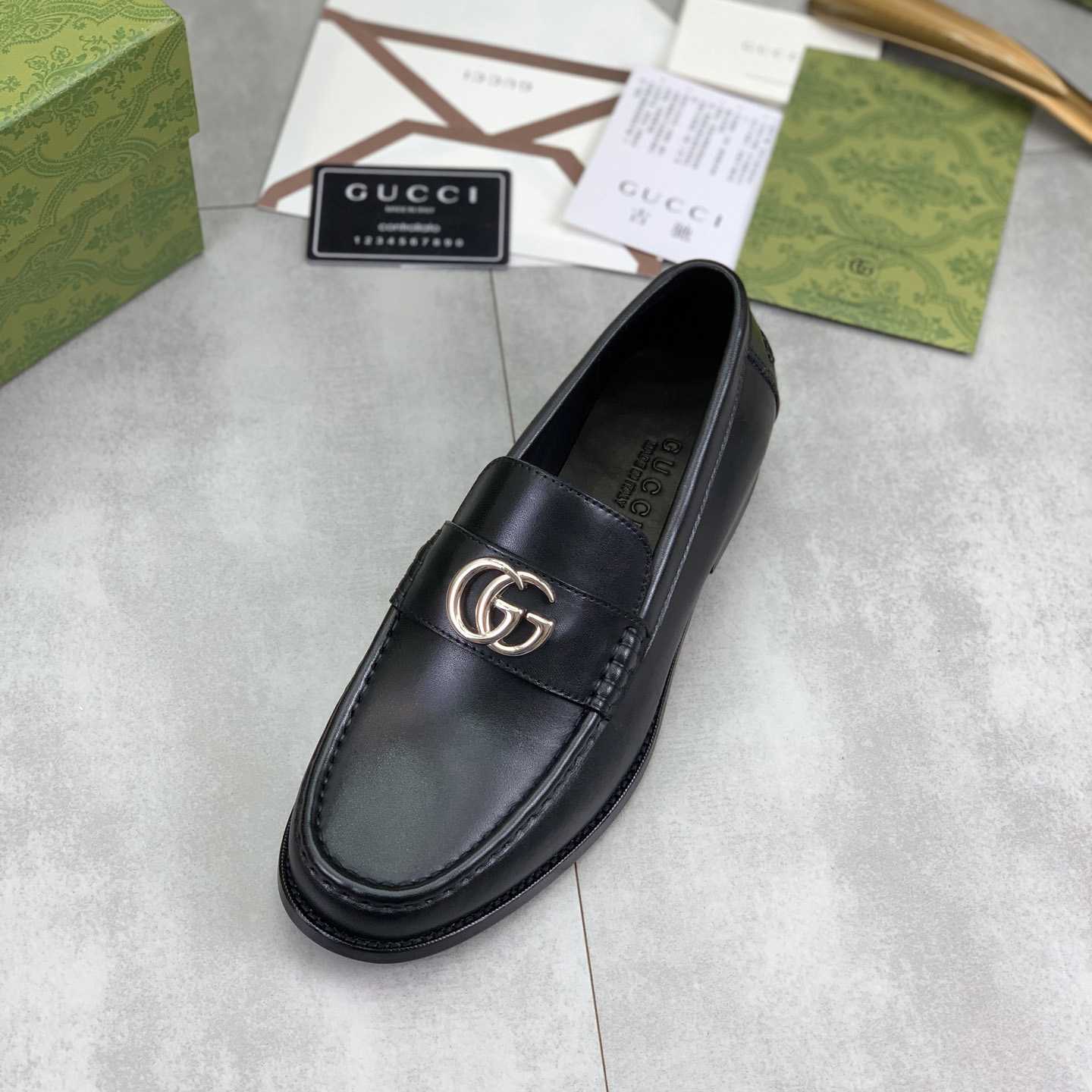 Gucci Loafer With Double G - DesignerGu