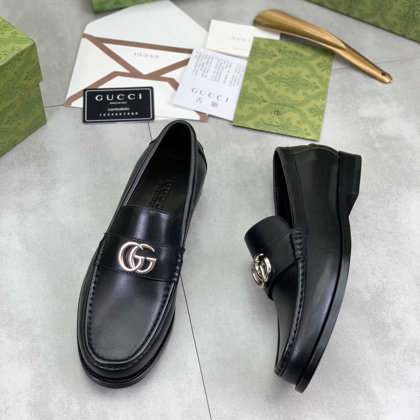 Gucci Loafer With Double G - DesignerGu