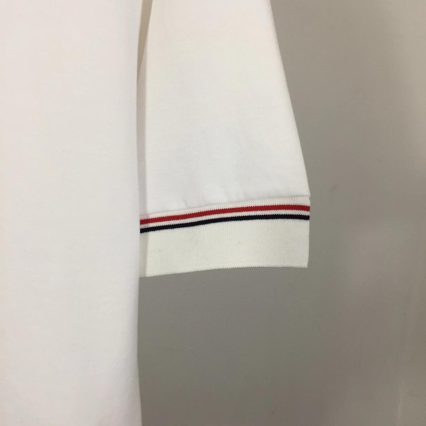 Thom Browne Cotton Rugby Short Sleeve Tee - DesignerGu