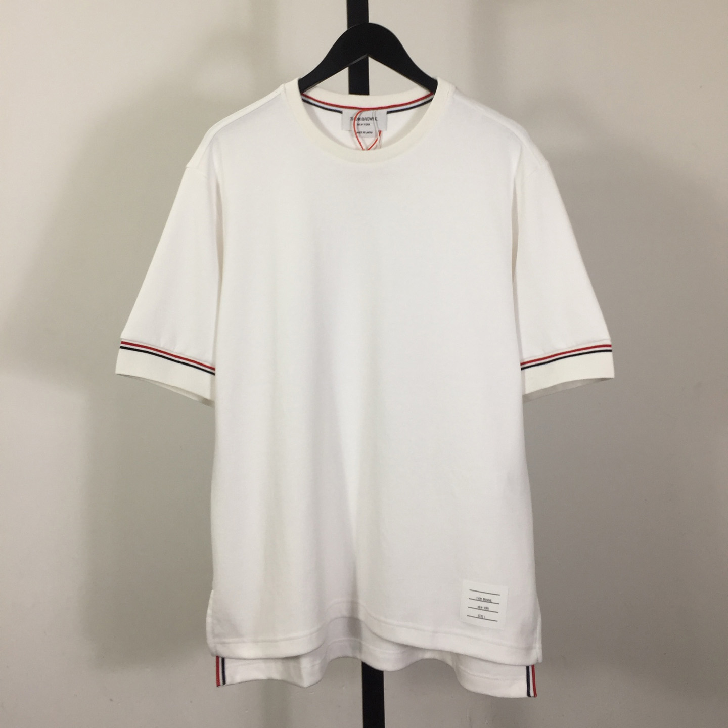 Thom Browne Cotton Rugby Short Sleeve Tee - DesignerGu