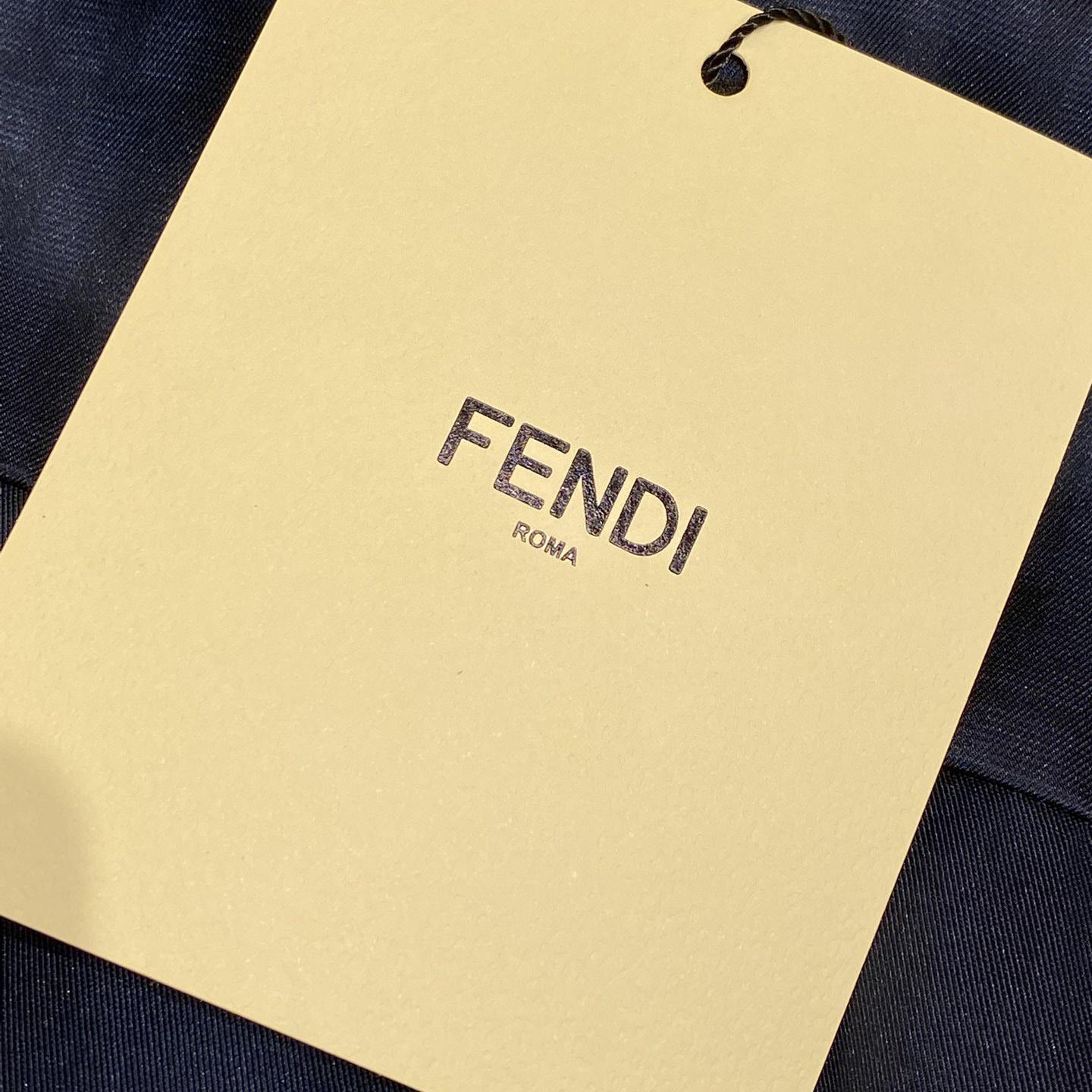 Fendi Allover Logo Printed Shorts - DesignerGu
