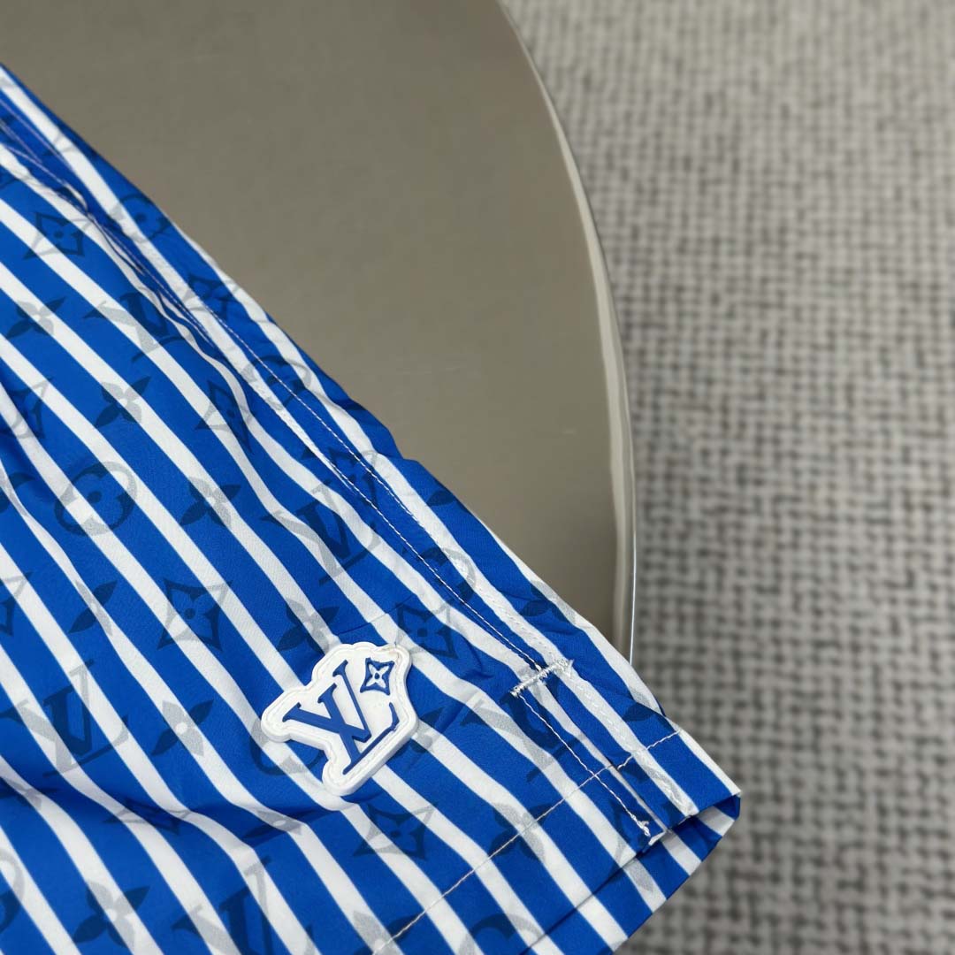 Louis Vuitton Monogram Striped Swim Shorts   1AHVZF - DesignerGu