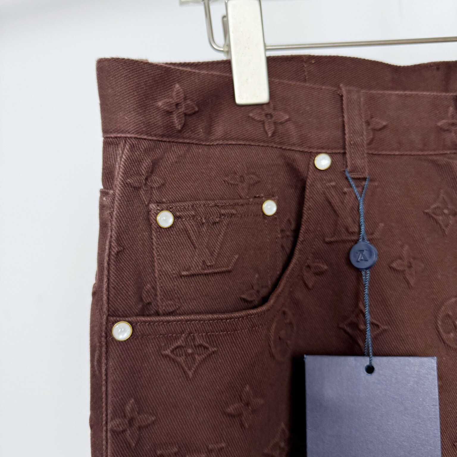 Louis Vuitton Monogram Embossed Skate Pants   1AHBLW - DesignerGu