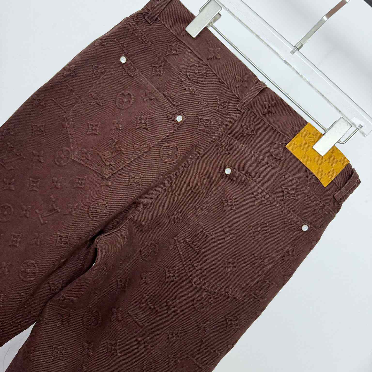 Louis Vuitton Monogram Embossed Skate Pants   1AHBLW - DesignerGu