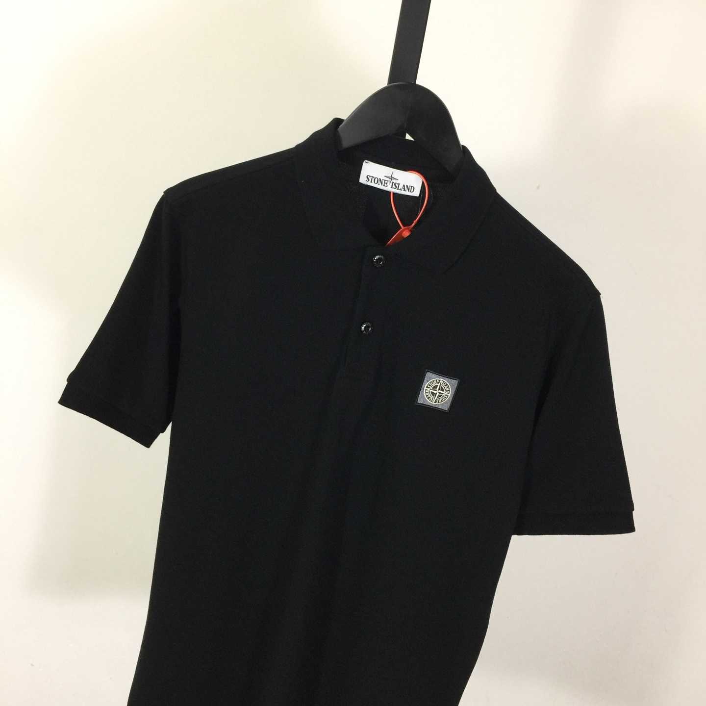 Stone Island Cotton Polo Shirt - DesignerGu