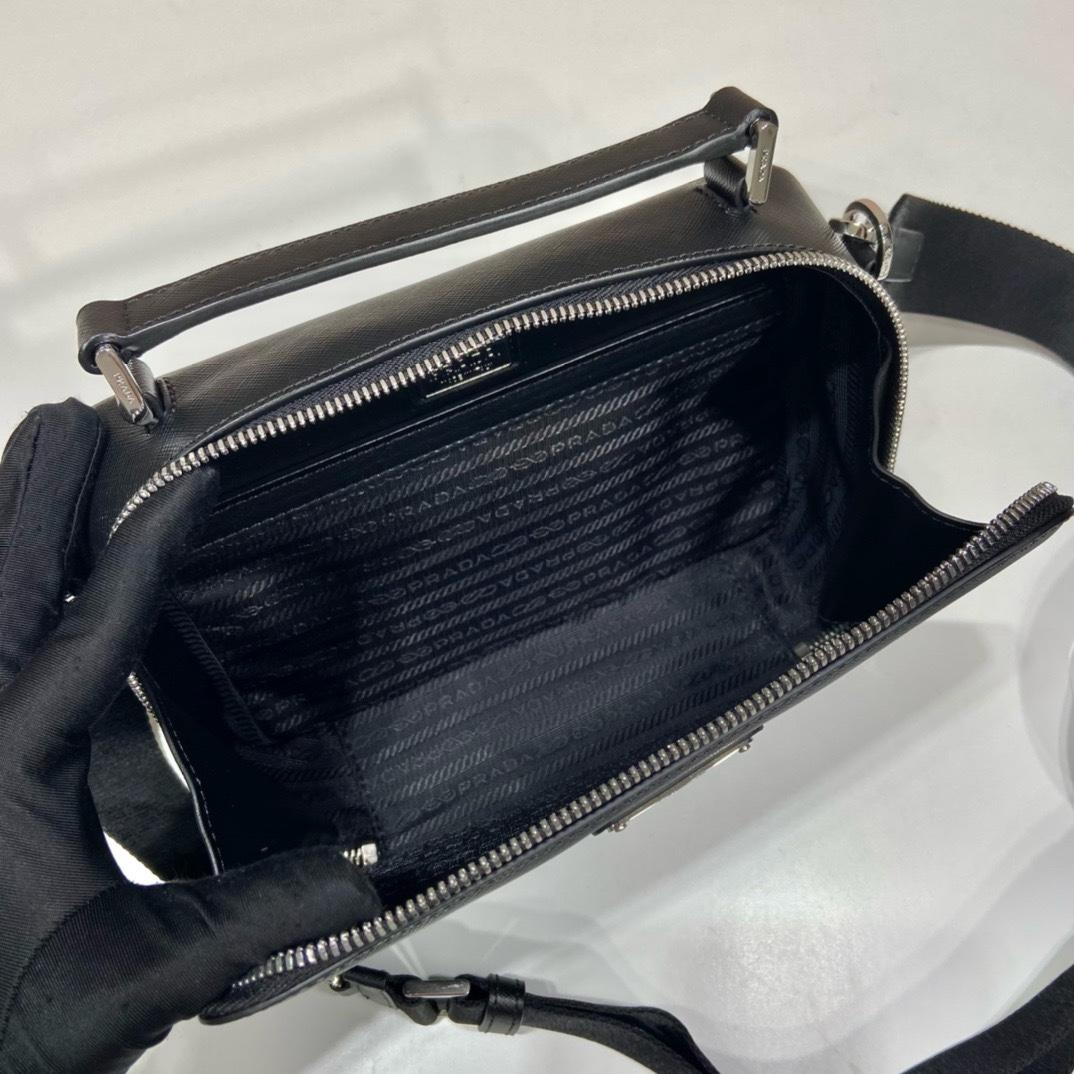 Prada Medium Prada Brique Saffiano Leather Bag - DesignerGu
