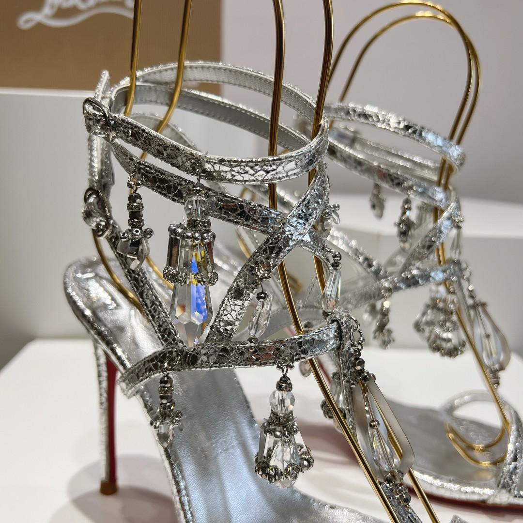 Christian Louboutin 110mm Bombina Pampila sandals - DesignerGu