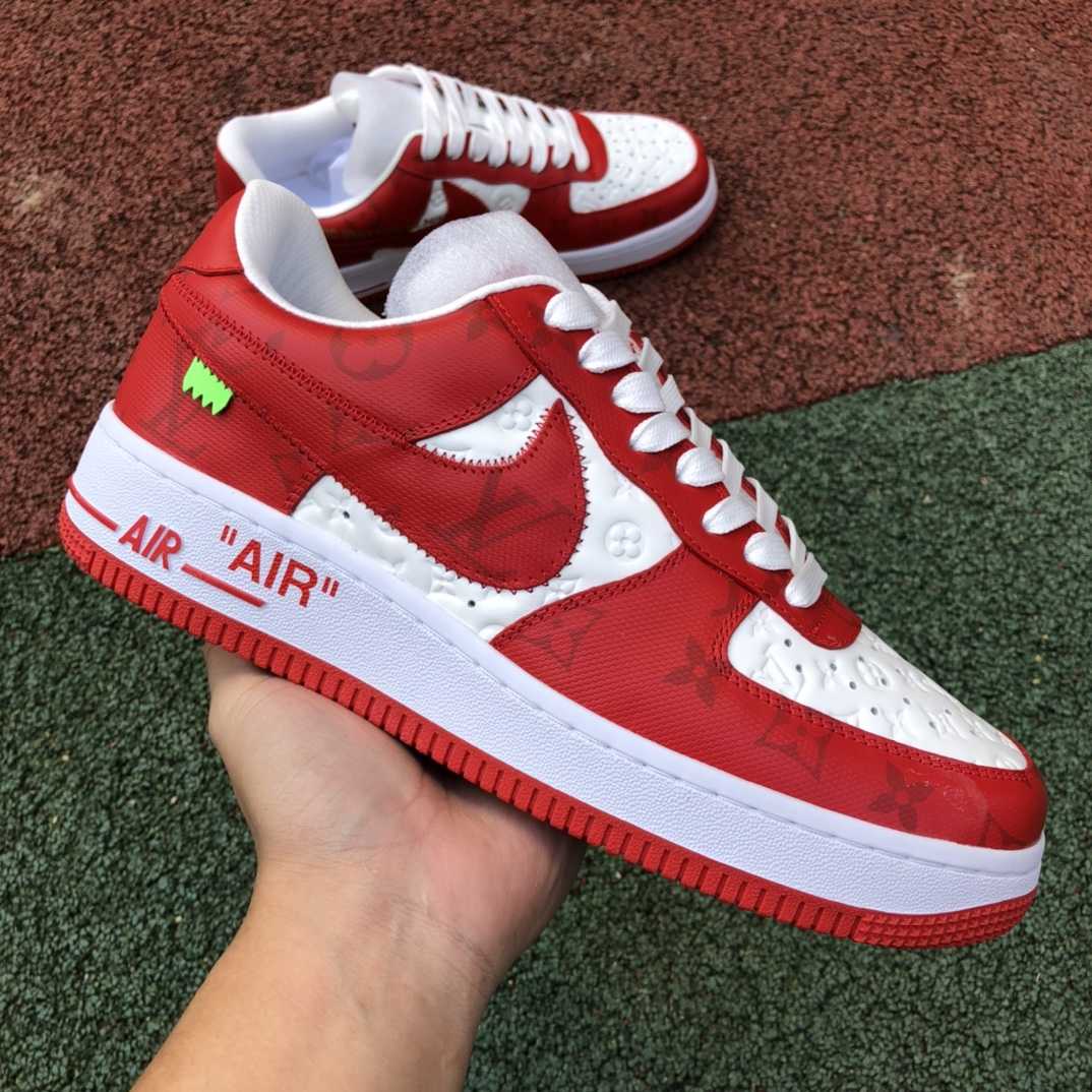 Louis Vuitton x Nike Air Force 1 Low Sneaker    - DesignerGu