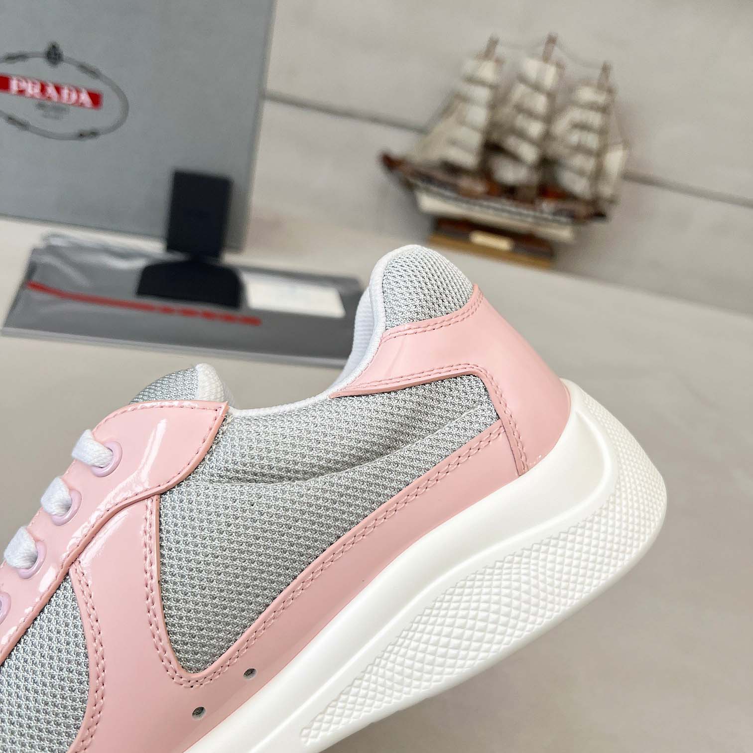 Prada America's Cup Biker Fabric Sneakers - DesignerGu